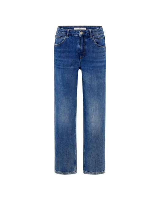 LANIUS - Jean droit SAGE à revers en coton bio GOTS