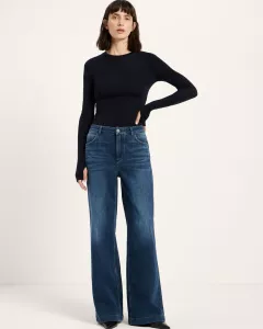 LANIUS - Jean large SALT en coton bio GOTS