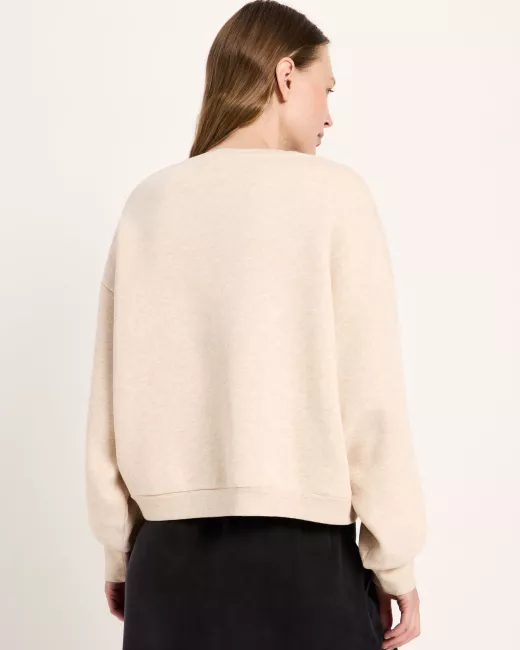Sweatshirt of organic cotton