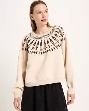 LANIUS - Sweatshirt en coton bio GOTS