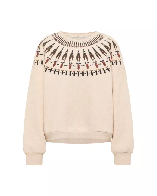 Sweatshirt van biologisch katoen