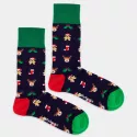 Kleurrijke sokken met motief - Gingerbread Night