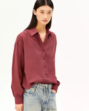 ARMEDANGELS - Blouse flanelle Efinaraa en coton bio