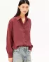 Blouse in flanel van biologisch katoen EFINARAA
