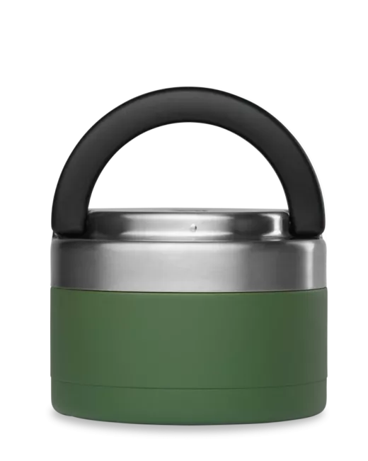 QWETCH - Boîte repas isotherme à poignée 650 ml Granite Kaki