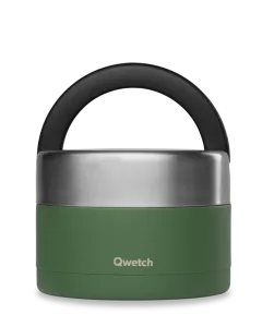 QWETCH - Boîte repas isotherme à poignée 650 ml Granite Kaki