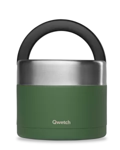 QWETCH - Boîte repas isotherme à poignée 850 ml Granite Kaki