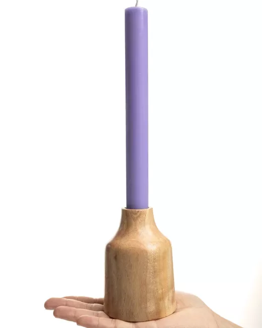Candle holder NEEMWOOD