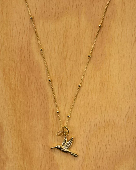 A Beautiful Story - Collier Instinct Colibri citrine