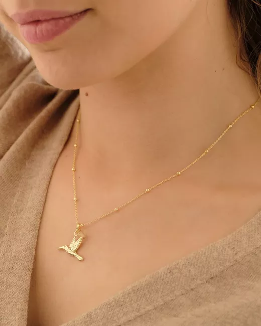 Instinct Dragonfly Labradorite Necklace