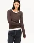 Organic cotton long-sleeve shirt EINIAARA SOFT