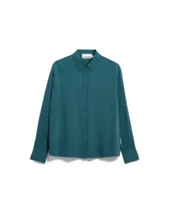 Blouse in flanel van biologisch katoen EFINARAA