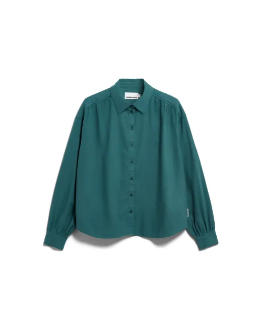Organic cotton flannel blouse EFINARAA