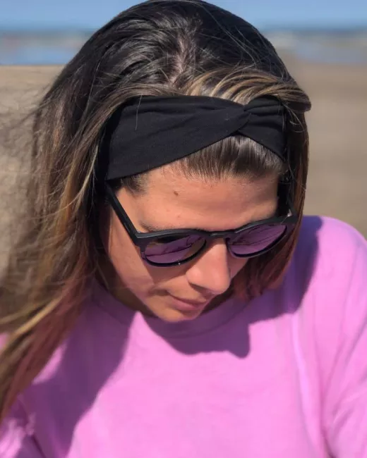 Headband made from organic cotton jersey Headband made from organic cotton jersey