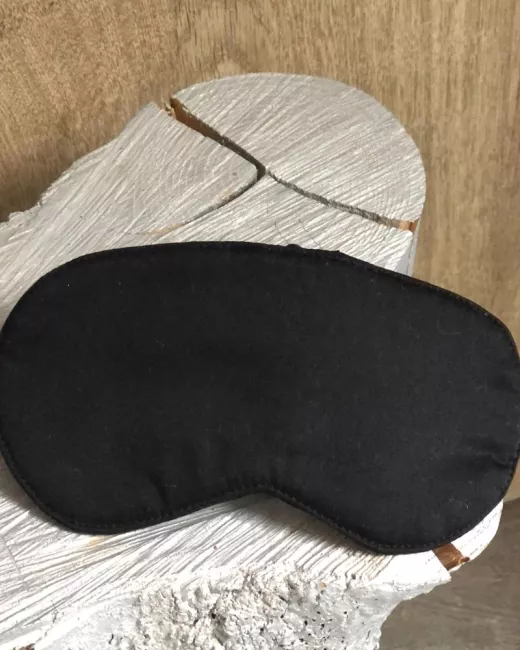 Nachtmasker van biologisch katoensatijn Nachtmasker van biologisch katoensatijn