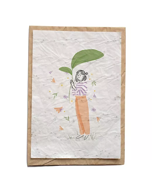 Growing paper – Carte ensemencée – My Lovely Thing – Petite pluie