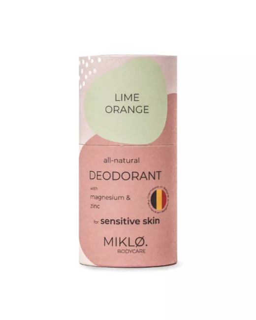 MIKLØ bodycare - Déodorant solide - Citron vert et Orange