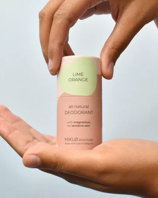 MIKLØ bodycare - Déodorant solide - Citron vert et Orange MIKLØ bodycare - Déodorant solide - Citron vert et Orange