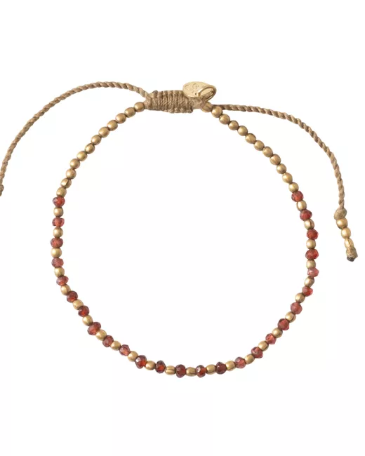 Bracelet Beautiful Garnet Gold