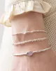 Bracelet Iris Rose Quartz Silver