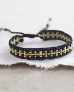 Comfy Black Onyx Gold Bracelet Comfy Black Onyx Gold Bracelet