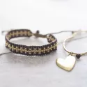 Comfy Granaat Goud Armband