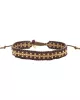 Comfy Garnet Gold Bracelet