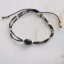 Glimmer Black Onyx Gold Bracelet