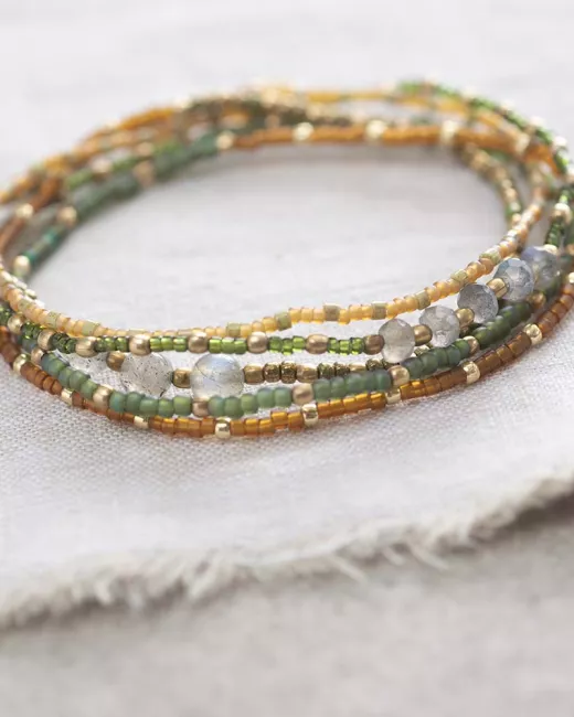 Bracelet Together Labradorite Gold