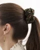 Scrunchie Donkergroen