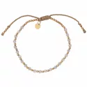 Beautiful Labradorite Gold Bracelet