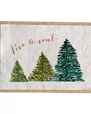 Growing paper – Carte ensemencée – Vive le vent