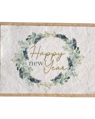 Growing paper – Carte ensemencée – Couronne Voeux