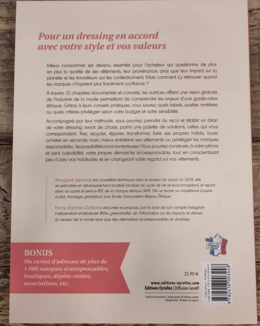 LIVRE – Mode Ecoresponsable – Guide pratique