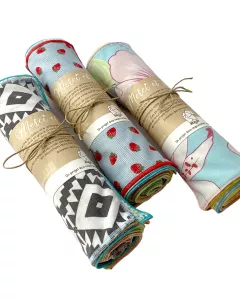 Set of 25 upcycled handkerchiefs Set of 25 upcycled handkerchiefs