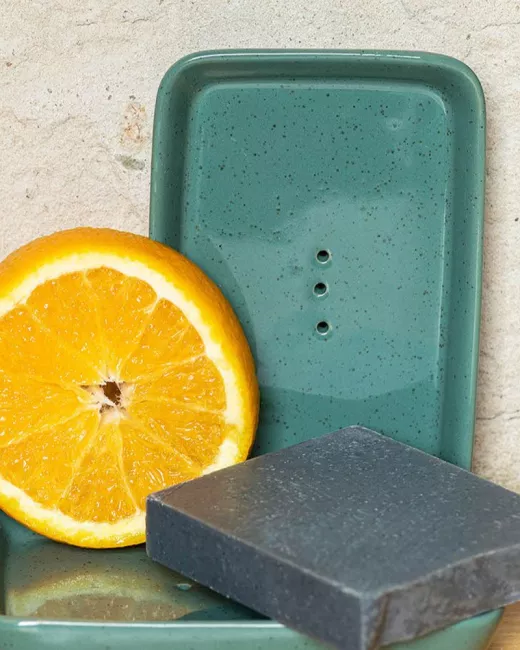 Soap Dish RUSTIC Green