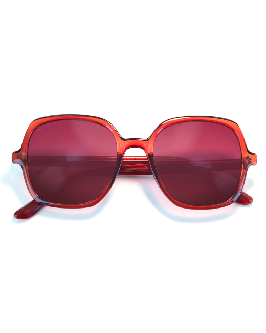 MOKEN – Lunettes de soleil – Monique – Rouge / Violet