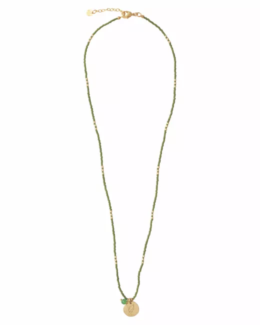Timeless Aventurine Gold Necklace