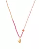 Collier Feel Carnelian Gold