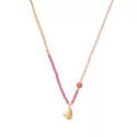 Feel Carnelian Gold Colored Necklace