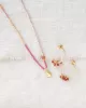 Feel Carnelian Gold Colored Necklace