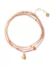 Collier Feel Carnelian Gold