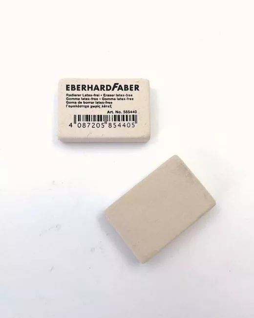 Natural rubber eraser