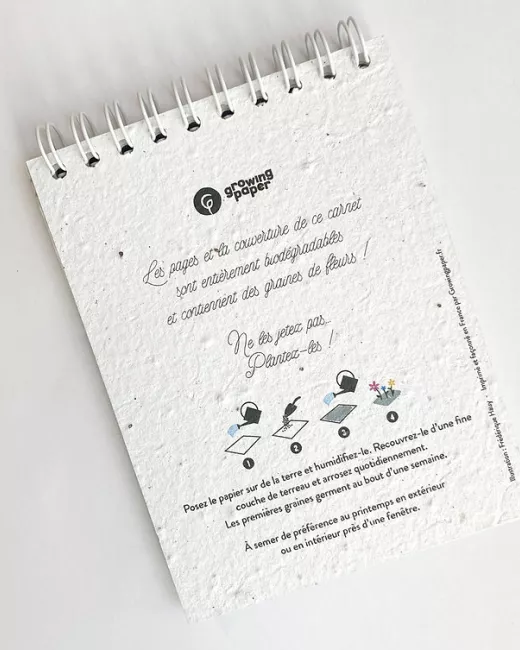 Growing paper - Mon carnet à planter – Pissenlit Growing paper - Mon carnet à planter – Pissenlit