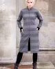 CHAPATI – Short coat – Burg Stripe