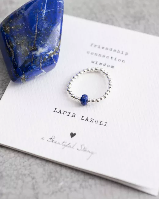 Bague Sparkle Lapis Lazuli Silver