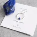 Sparkle Lapis Lazuli Silver Ring