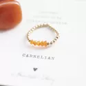 Bague Beauty Carnelian Gold