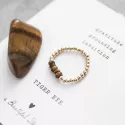 Bague Beauty Tiger Eye Gold