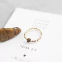 Sparkle Tiger Eye Gold Ring